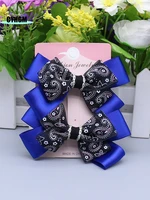 fashion new ribbon hair clips for girls silk hairpins cute spinki do wlosow barrettes womens hair accessories s07 2