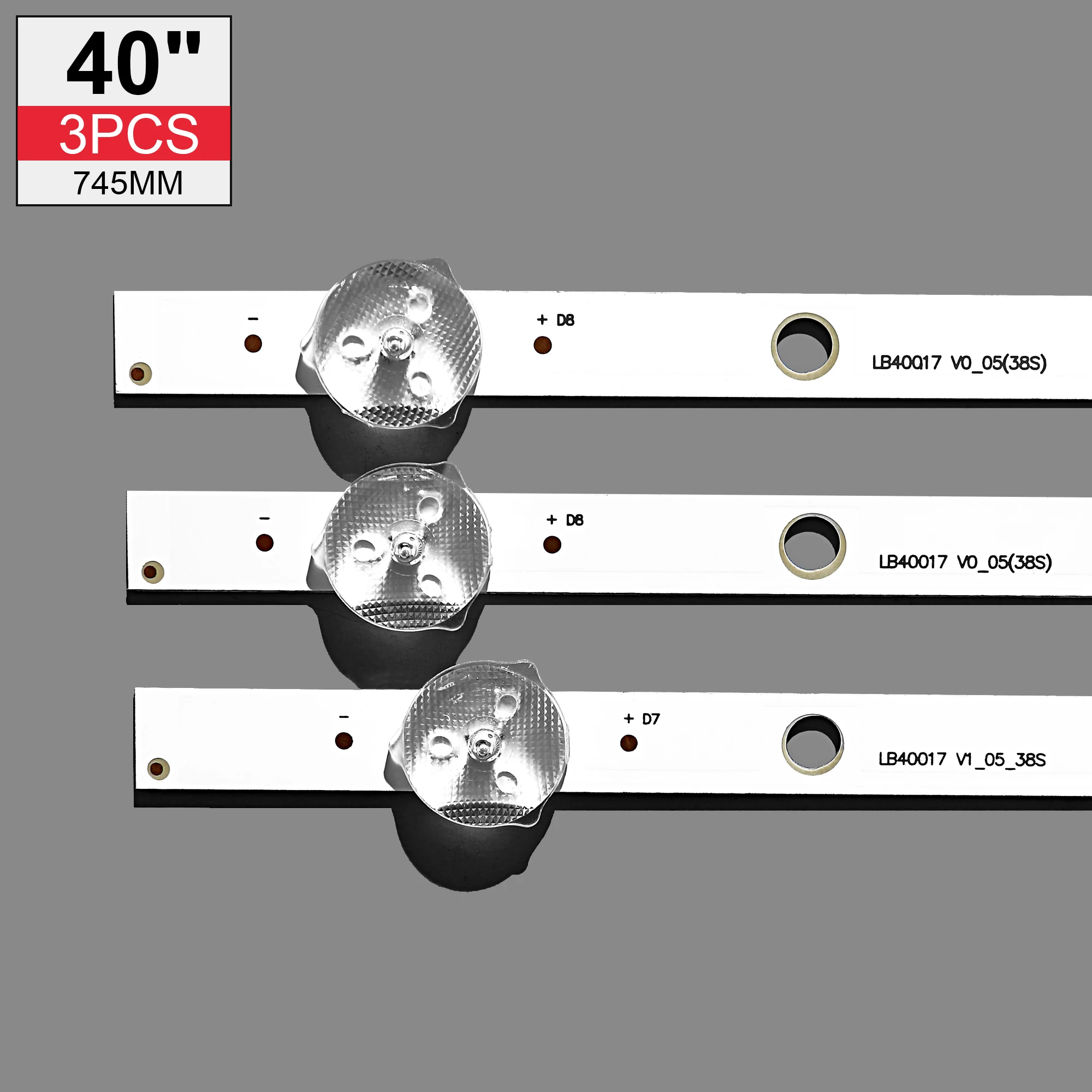 30PCS LED Backlight Lamp strip for LIG Bush 40