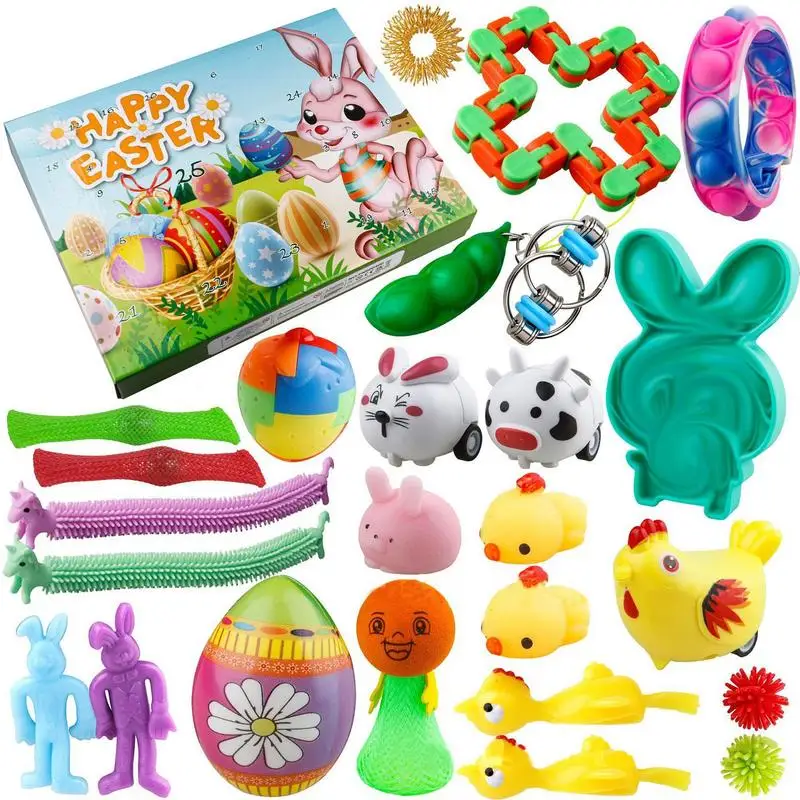 

Advent Calendar 2023 24 Days Of Surprises Easter Toys For Kids Toddlers Easter Holiday Gifts Countdown Calendar To Count Down