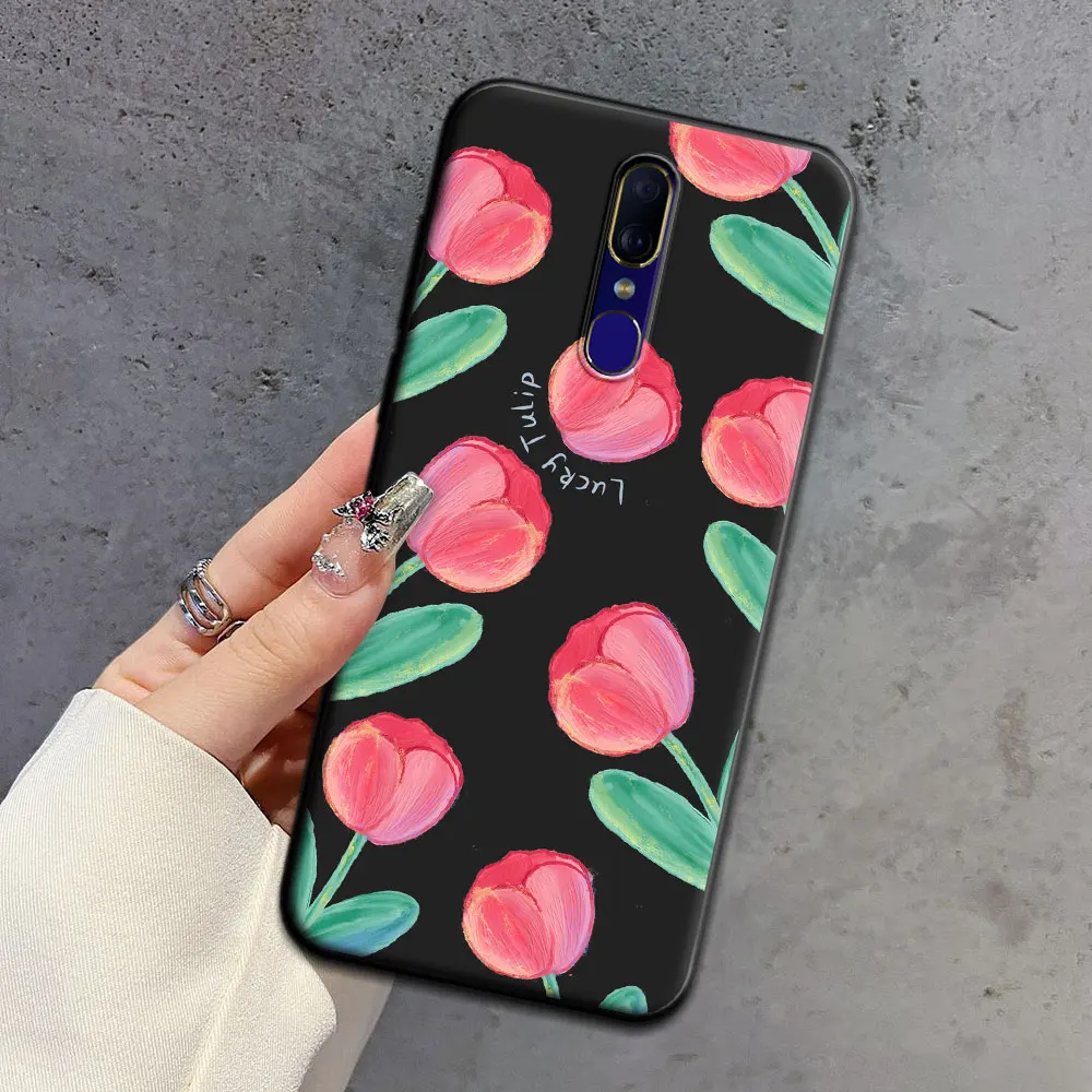 Для Oppo F11 / Pro Чехол мультяшный Мягкий силиконовый чехол из ТПУ с рисунком