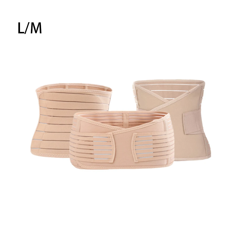 

3 in 1 Abdominal Pelvis Postpartum Belt Shapewear Elastic Slim Control Belts Waist Trainer Skin Friendly Strap