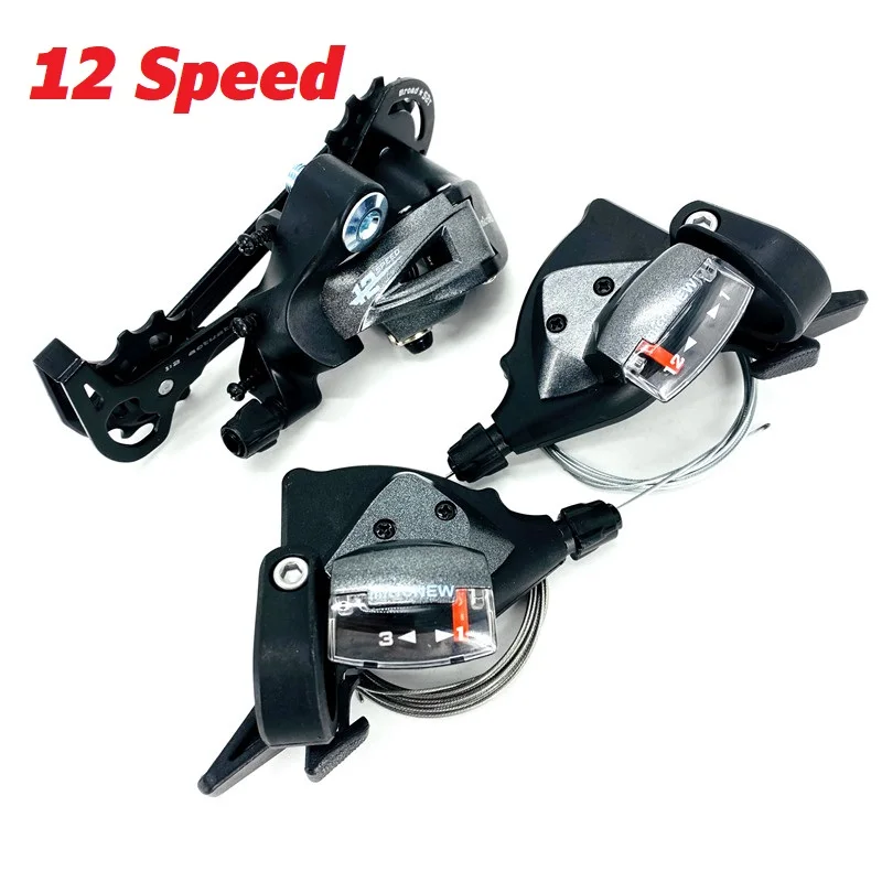 

12 Speed Mountain Bike Shift Lever Rear Derailleur Compatible Max 52T Freewheel 12-36 Speed Bicycle Shifting Part