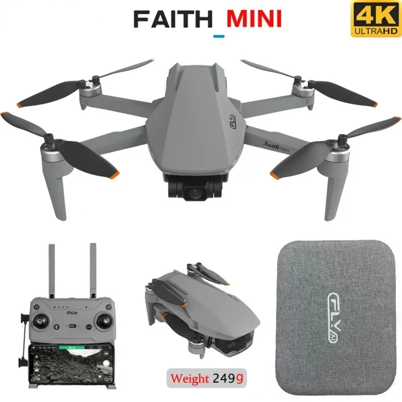 

HJ Mini Professional 4K HD Camera FPV Rc Drone Dron 3-Axis Gimbal 5G WIFI GPS Foldable Drones 240G RC QuadcopterToy