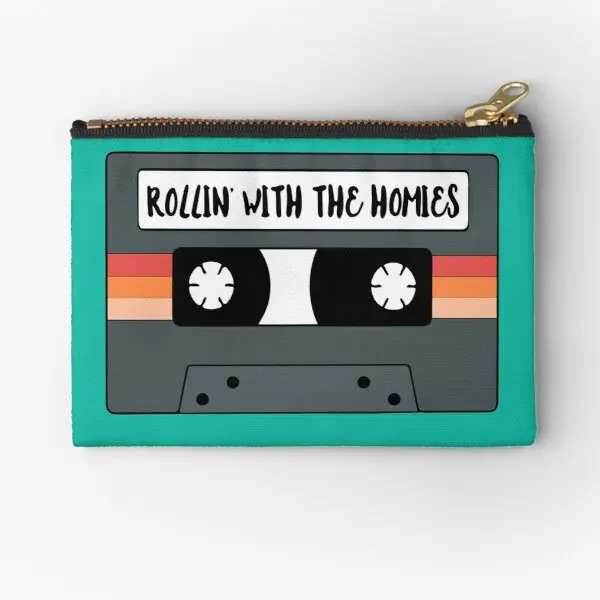 

Rollin With The Homies Zipper Pouches Men Cosmetic Women Underwear Packaging Coin Money Small Storage Panties Pure Pocket Bag