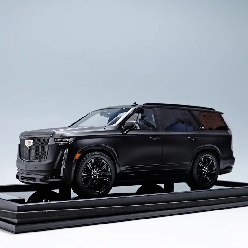 1:18 Cadillac Escalade Ограниченная серия матовый черный цвет коллекция украшений