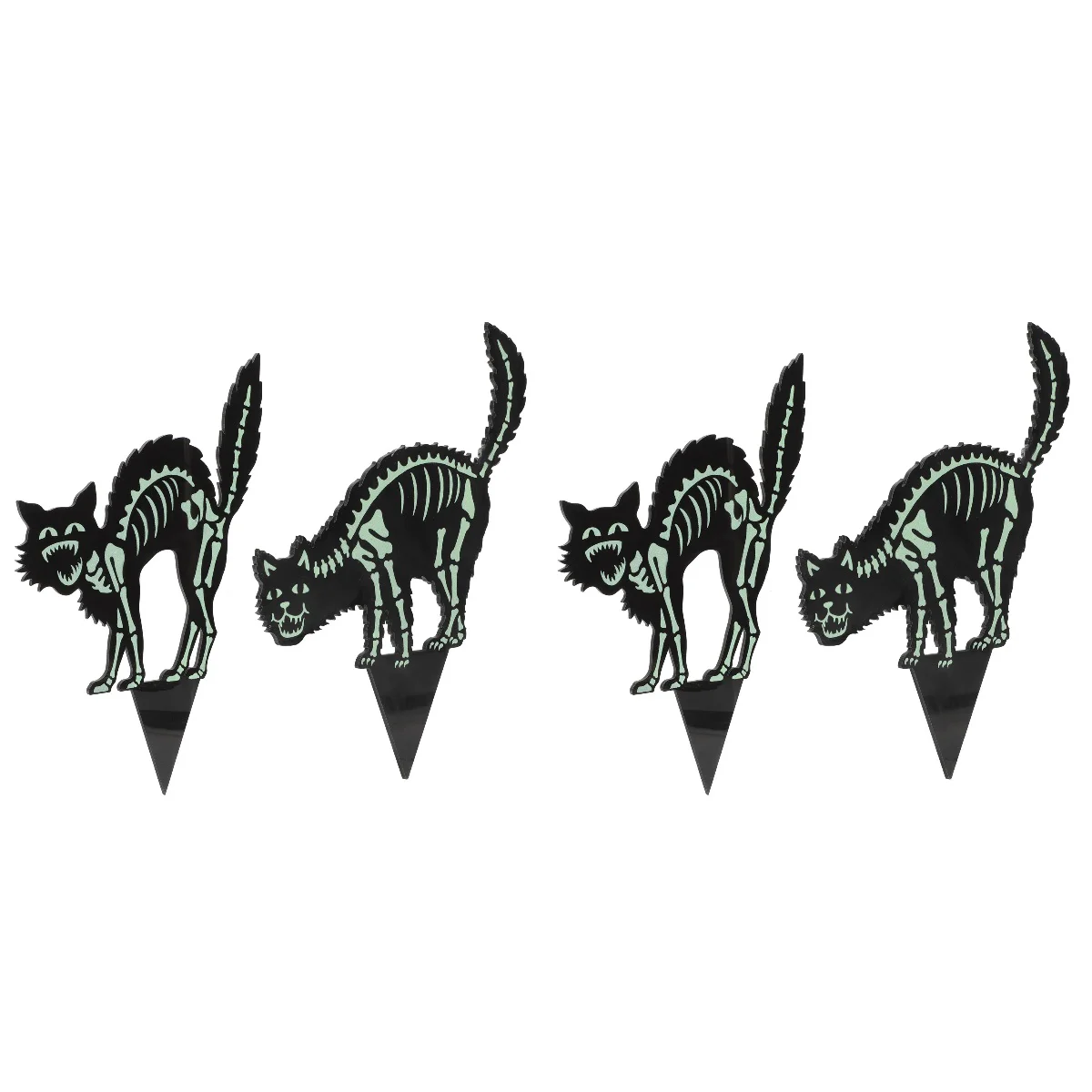 

4 Signs Fluorescence Cat Stakes Luminous Stakes