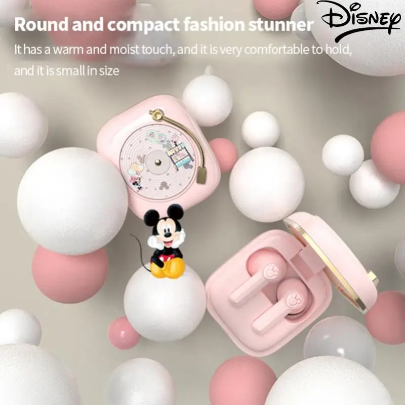 

Оригинальные беспроводные шумоподавляющие наушники с диснеевским Микки Маусом для хранения компакт-дисков, Bluetooth, Мультяшные спортивные С...