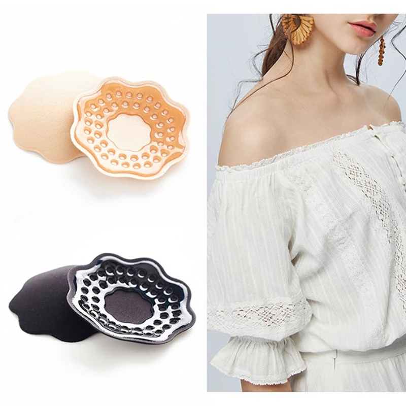 

Silicone Bra Nipple Sticker Anti-glare Breast Breathable Breast Lifter Sticker Glossy Breast Stickers Invisible Breast Lift Tape