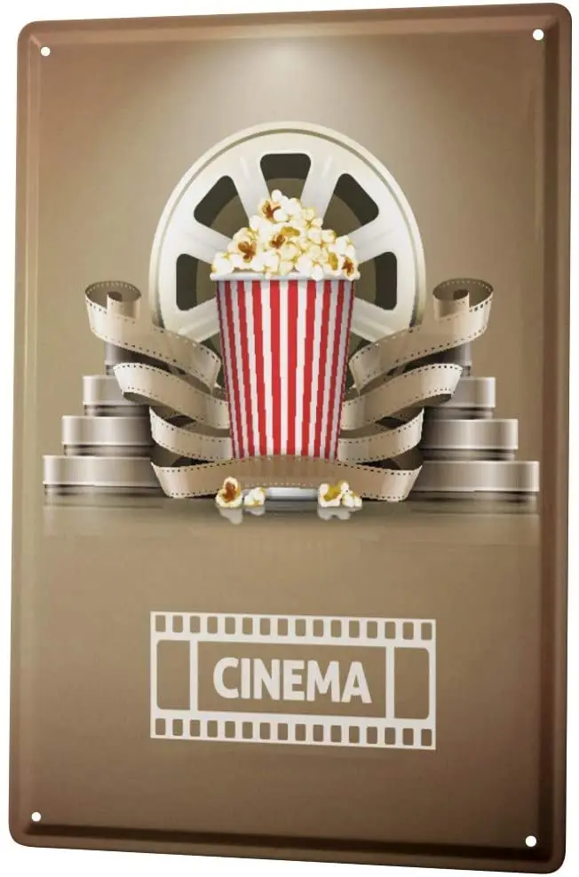 

SINCE 2004 tin Plate Kitchen pop Corn Cinema