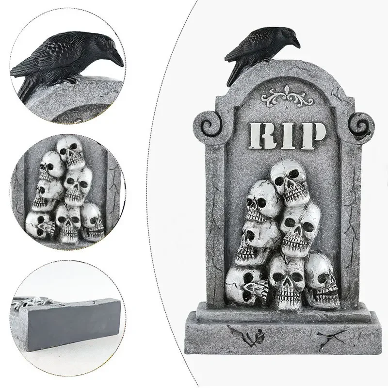 2024 Специальные Камни На Хэллоуин Дымчатые Мемориальные Украшения Для Сада И
