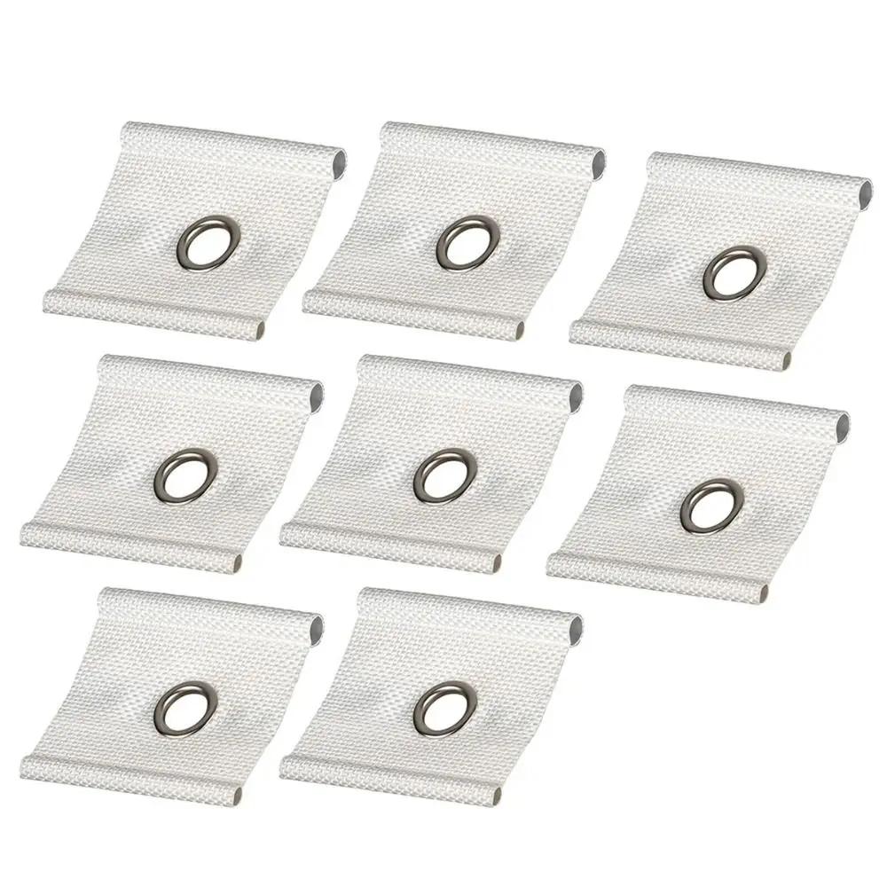 

8 шт., практичные крючки для тентов для кемпинга с отверстиями, караван, кемпер, вешалки для палаток, солнцезащитные крючки, зажимы