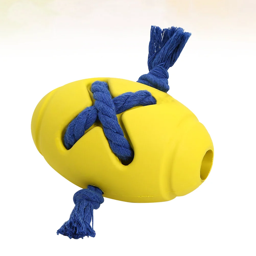

Chew Rope Olives Shaped Leakage Feeder Interactive Cat Dispenser for Teething, Exercise Games, Training Balls
