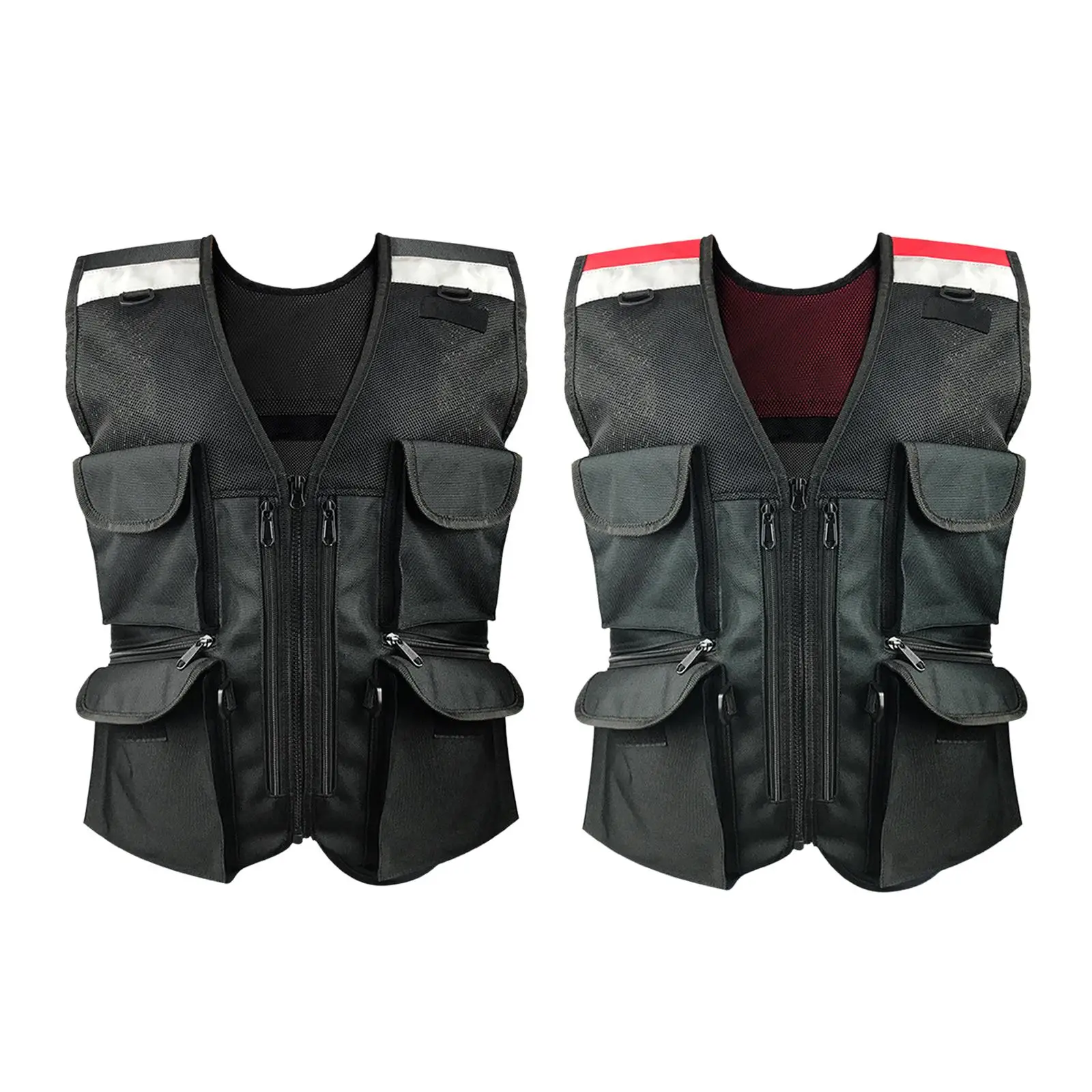 

Reflective Safety Vest with Reflective Strips Construction Vest