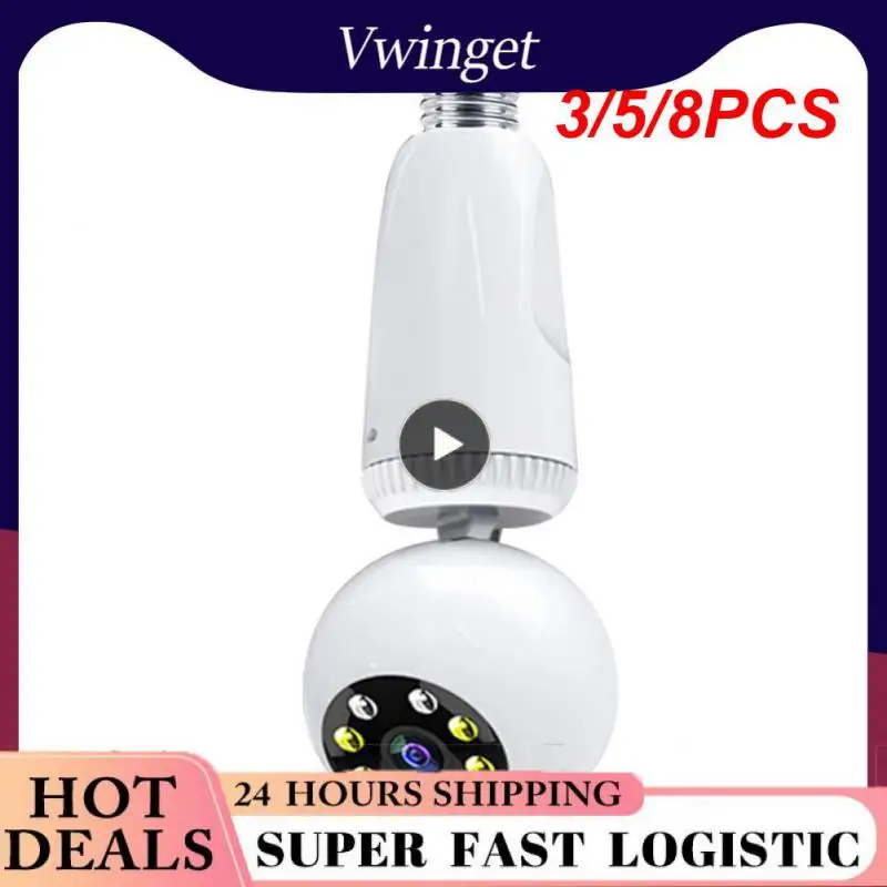 

3/5/8PCS Tf Card Supports Video Surveillance Camera Motion Detection Wifi Camera Two-way Voice Intercom Infrared Night Vision