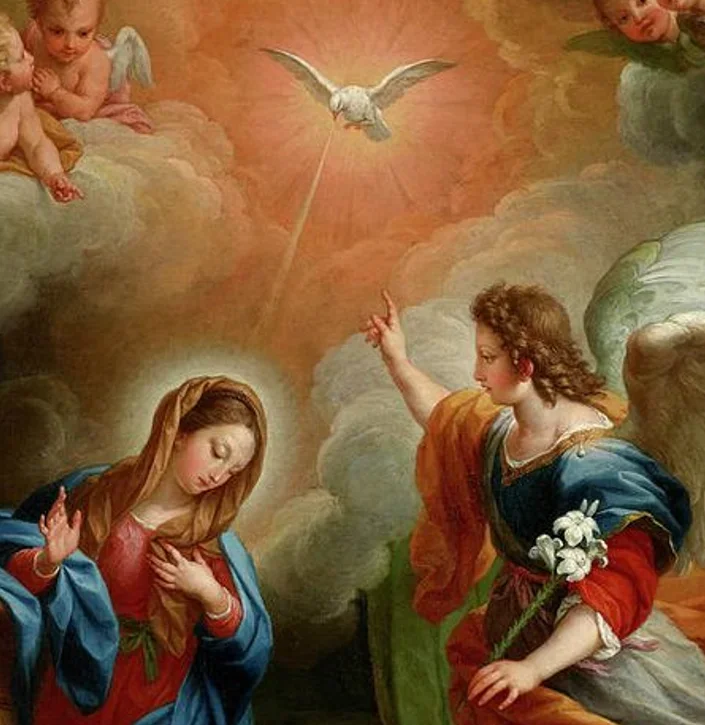 Одеяло Фланелевое с изображением Иисуса на день рождения Богородицы и ангела от