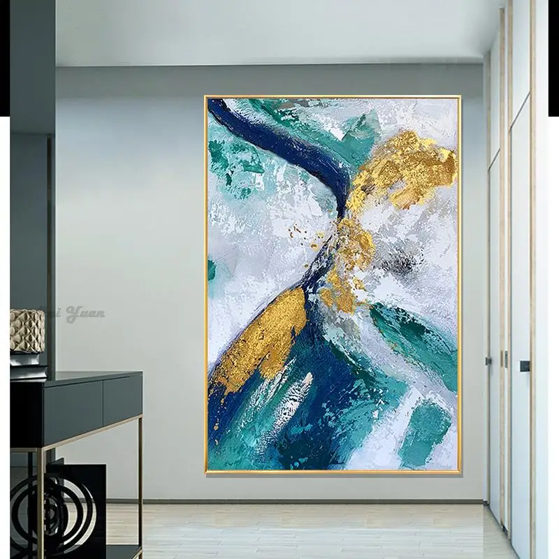 

Living Room Decorative Canvas Wall Picture Art Acrylic No Framed Abstract Oil Painting Modern Artwork Home Decor Dropshipping