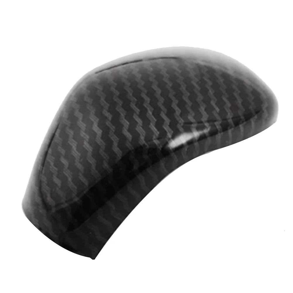 

Carbon Fiber Gear Head Shift Knob Cover Grip Trim for Nissan Kicks 2017-2020