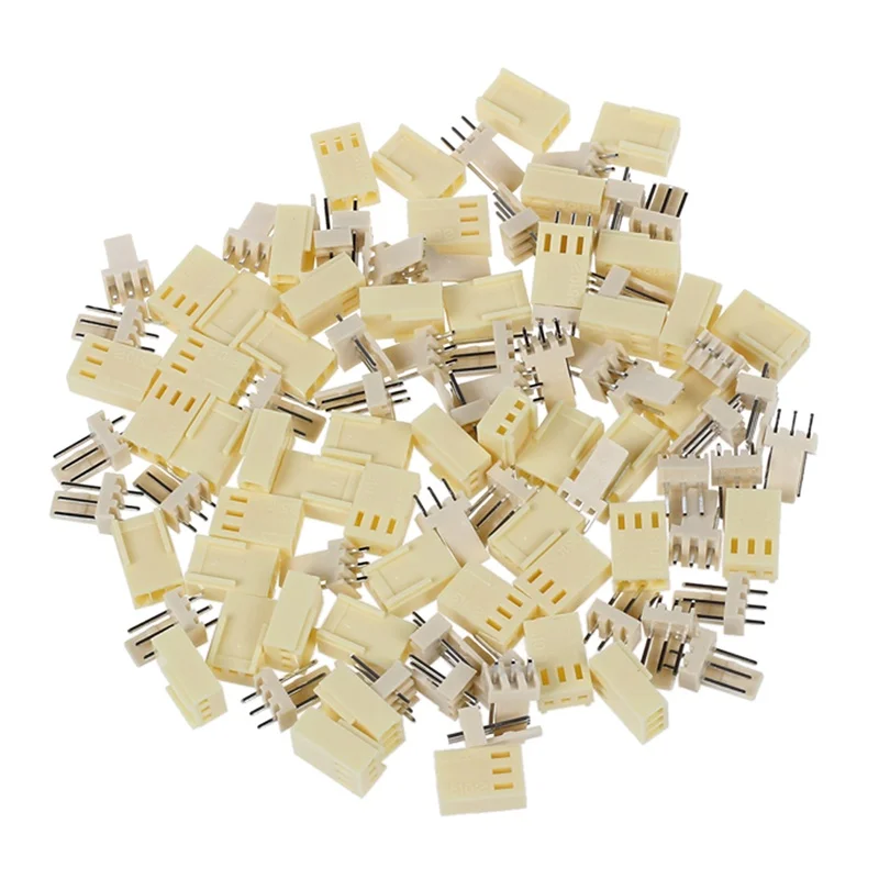 

50 pieces KF2510-3P 2.54mm PCB header 3-Pin connector Crimp Terminal Housing