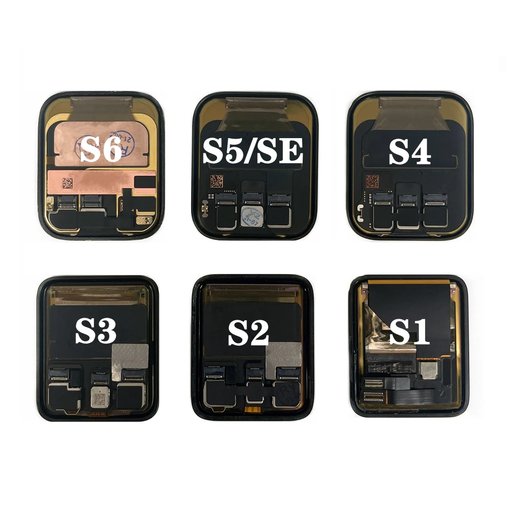 Pantalla LCD Original para Apple Watch Series 1, 2, 3, 4, 5, 6, 38mm, 40mm, 42mm, 44mm, 38MM, 42mm