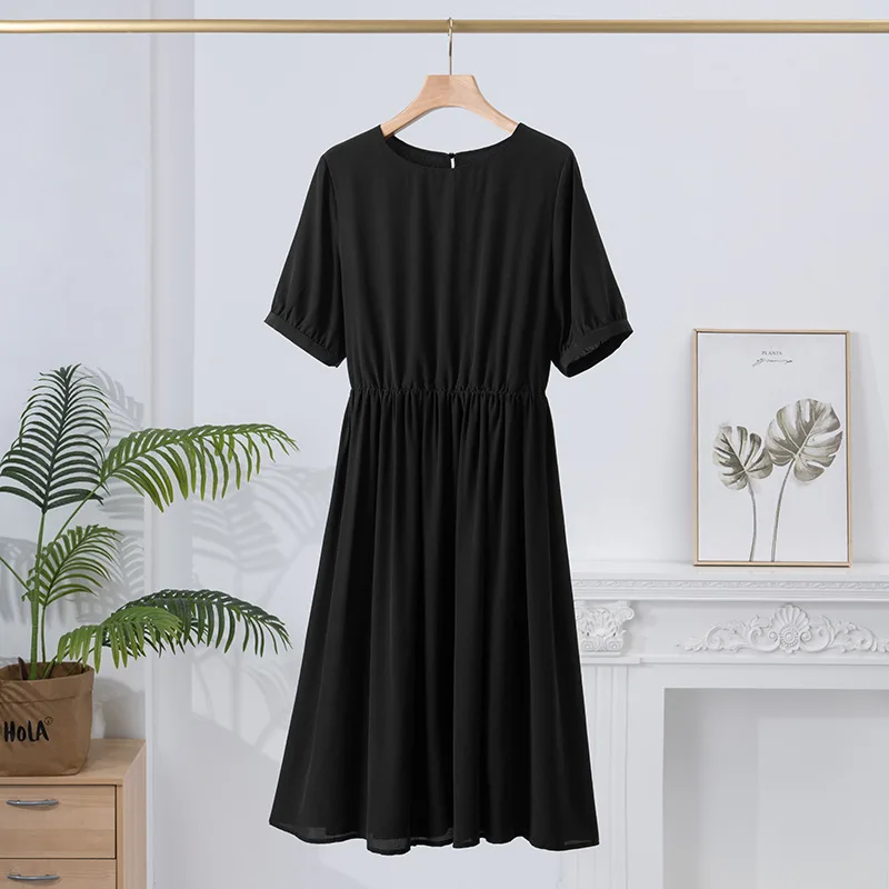 BirdTree элегантное платье из 100% натурального шелка женское однотонное с коротким