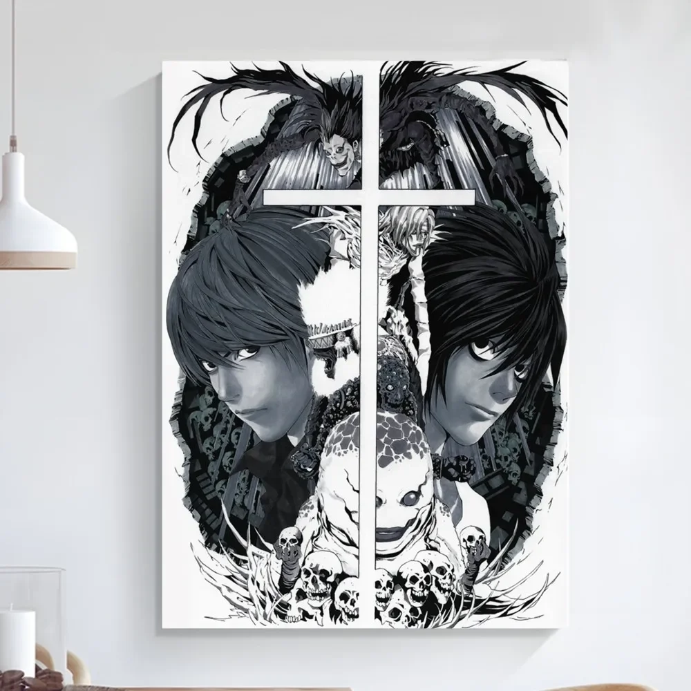 Постер Tsuki с аниме тетрадь смерти Настенная картина для спальни гостиной