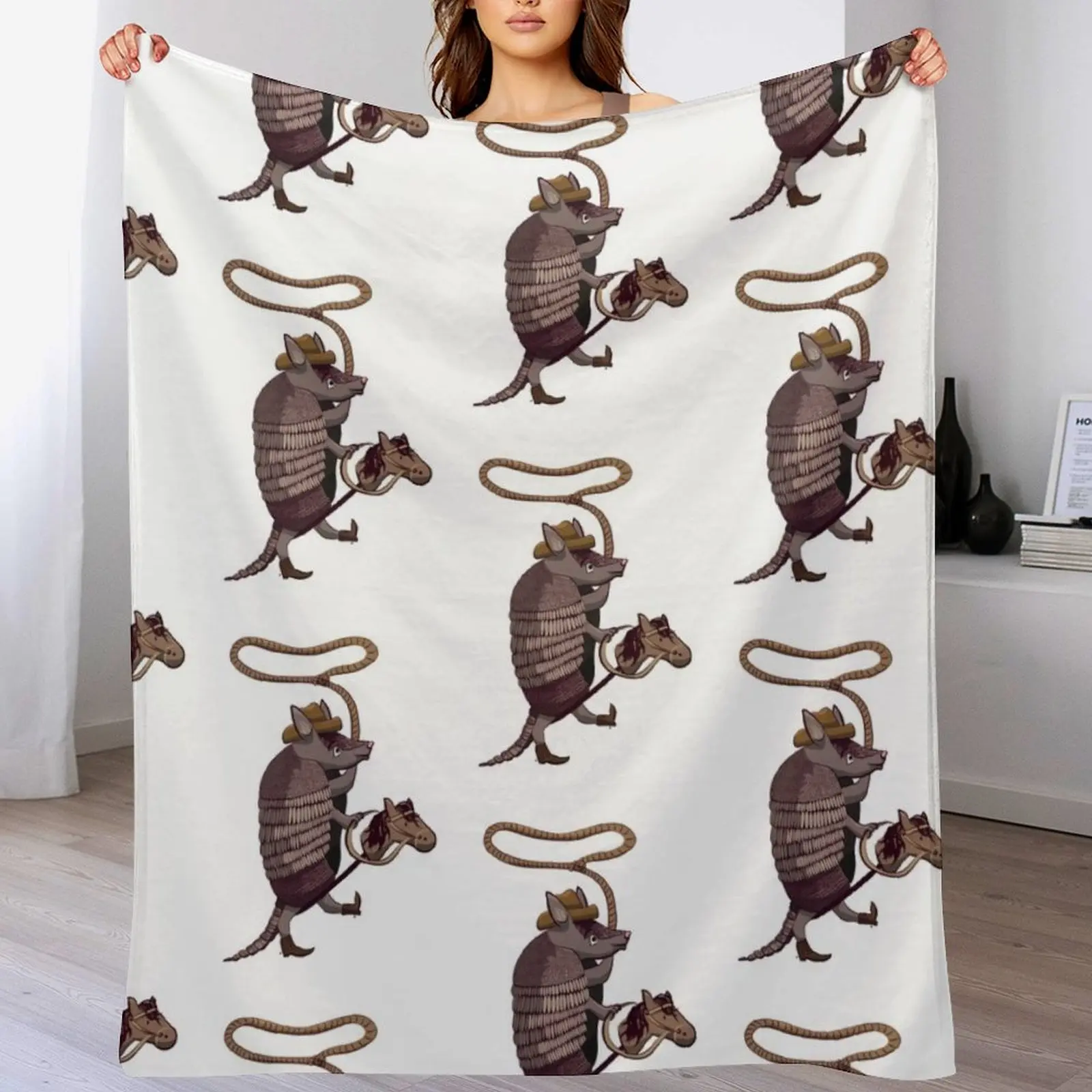 Armadillo ковбойское одеяло одеяла для диванов мягкие дивана тонкие плюшевые