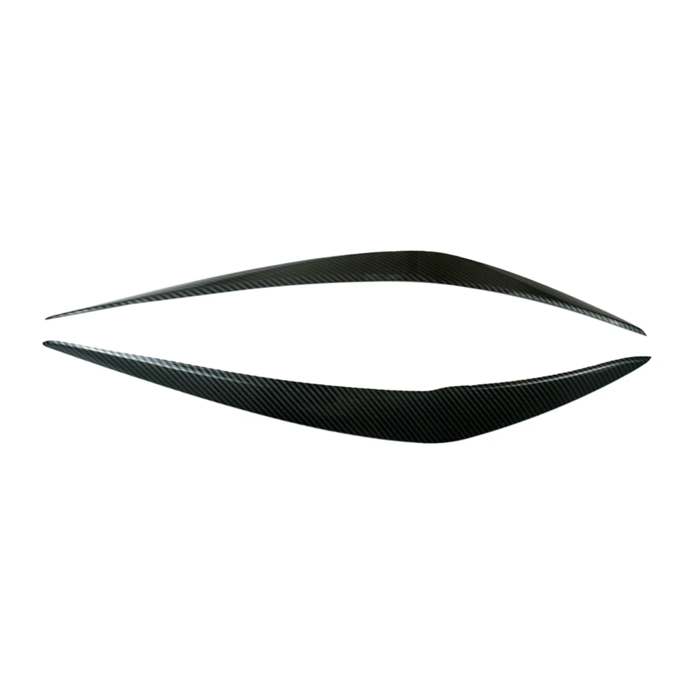 

For BMW 1 Series F20 F21 118I 120I 2015-2018 Real Carbon Fiber Front Headlight Lamp Cover Strip Eyebrow Trim Sticker