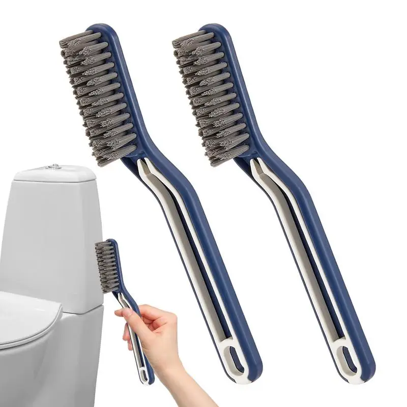 

Multifunctional Bathroom Home Cleaning Brush ABS Window Floor Kitchen Tile Corner Scrubber Grout Seam Soft V-shaped Brush Head