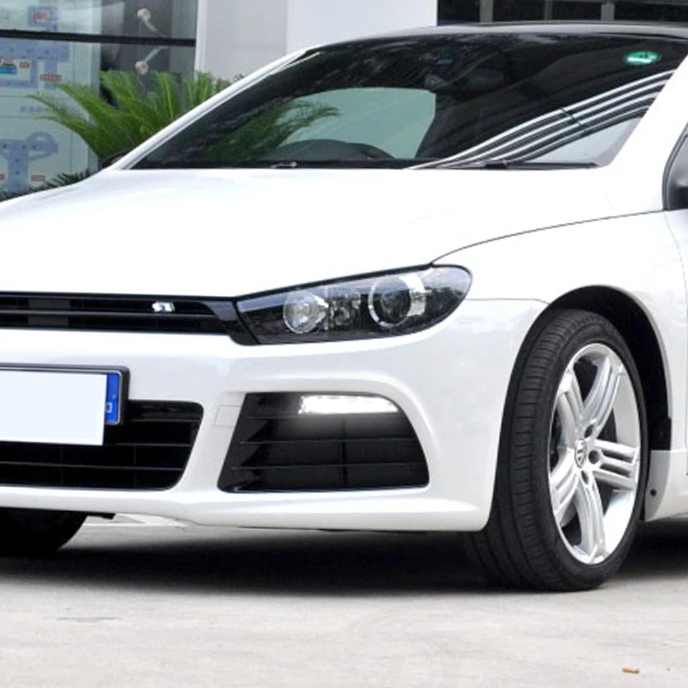 Автомобильные мигающие светодиодные дневные ходовые огни 1 пара для VW Volkswagen Scirocco