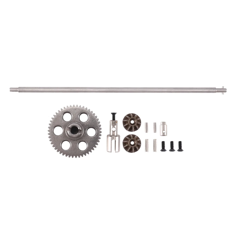 

Metal Center Drive Shaft And Spur Gear Set For HBX HAIBOXING 901 901A 903 903A 905 905A 1/12 RC Car Upgrade Spare Parts