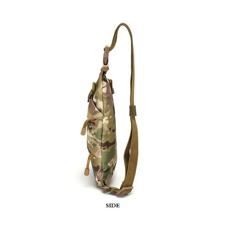 Outdoor Camouflage Riding Climbing Chest Bag Light Waterproof Storage Bag Men's Shoulder Messenger Bag Leisure Travel Chest Pack
