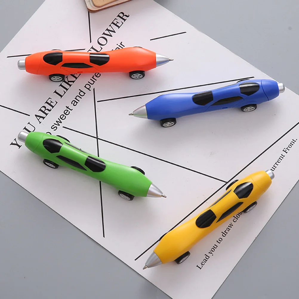 

10pcs Cartoon Kawaii Creative Car Point Pens Boy Gift Office School Supplies Writing Stationery