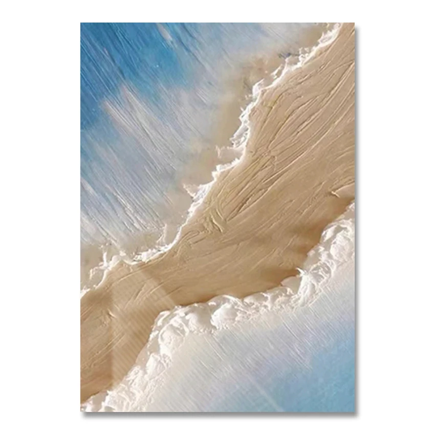 

Высокое качество 100% ручная работа 3D нож морская волна абстрактные современные художественные картины безрамные подвесные картины предметы для украшения дома
