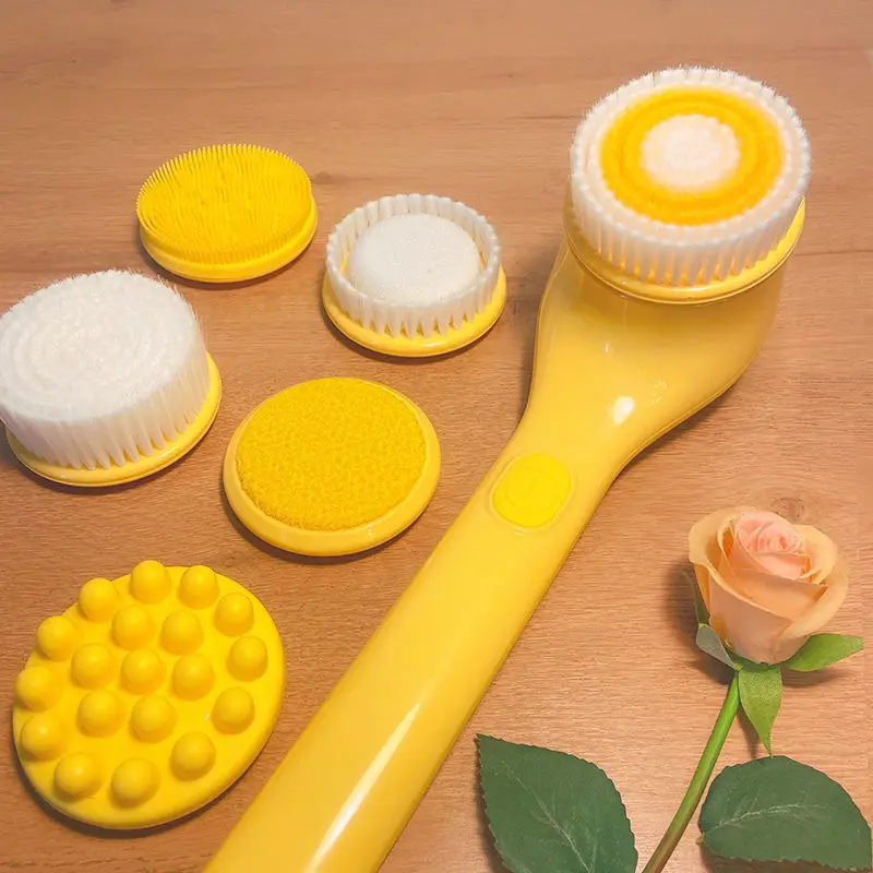 

Electric Bath Brush Long Handle Rubbing Artifact Multi-functional Back Fully Automatic Mud Rubbing Massage Bath Brush