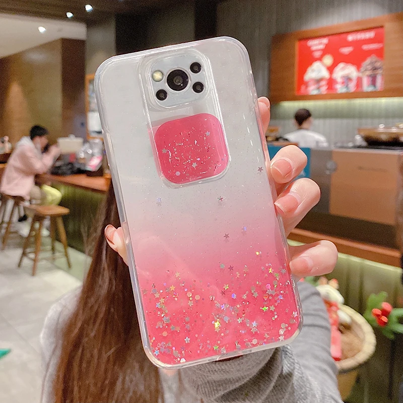 slid protect camera lens glitter phone case on for xiaomi mi poco x3 nfc m3 pro x 3 5g poko x3pro m3pro m 3 bling silicone cover free global shipping