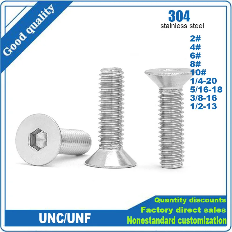 

TINGGOO Болты с шестигранной головкой из нержавеющей стали