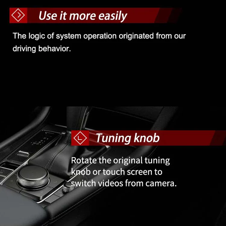 Sinjet 360-градусная система парковки с видом на птицы запись приборной панели 3D