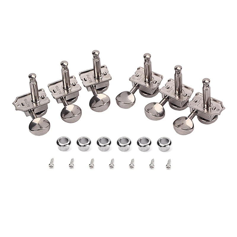 

Vintage Nickel Lock String Tuners Electric Guitar Machine Heads Tuners For ST TL Guitar Tuning Pegs