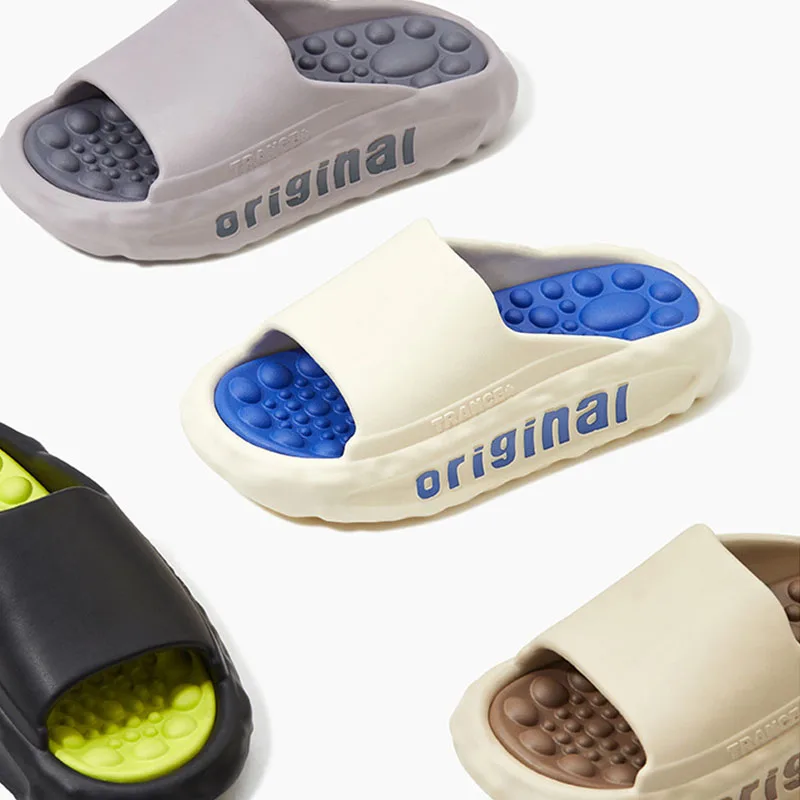 

Summer Casual Anti Slip Platform Sandals Women Men Indoor Slides Massage Men Slippers EVA Thick Sole Soft Outdoor Beach Slippers