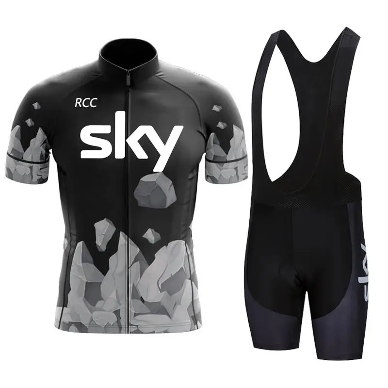 Мужской Летний Комплект Из Трикотажа Для Велоспорта Rcc Sky Шорты Горного