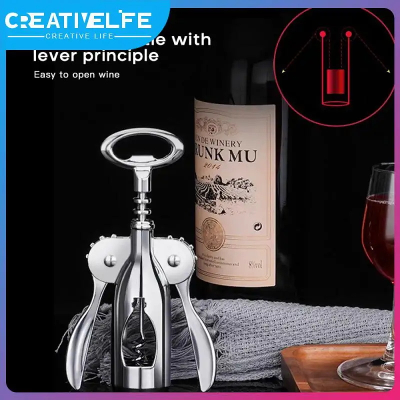 

Kitchen Tools Beer Bottle Opener Gadget Wine Accessories Metal Wine Corkscrew Stainless Steel Waiter Bottle Beer Cap Wine Opener