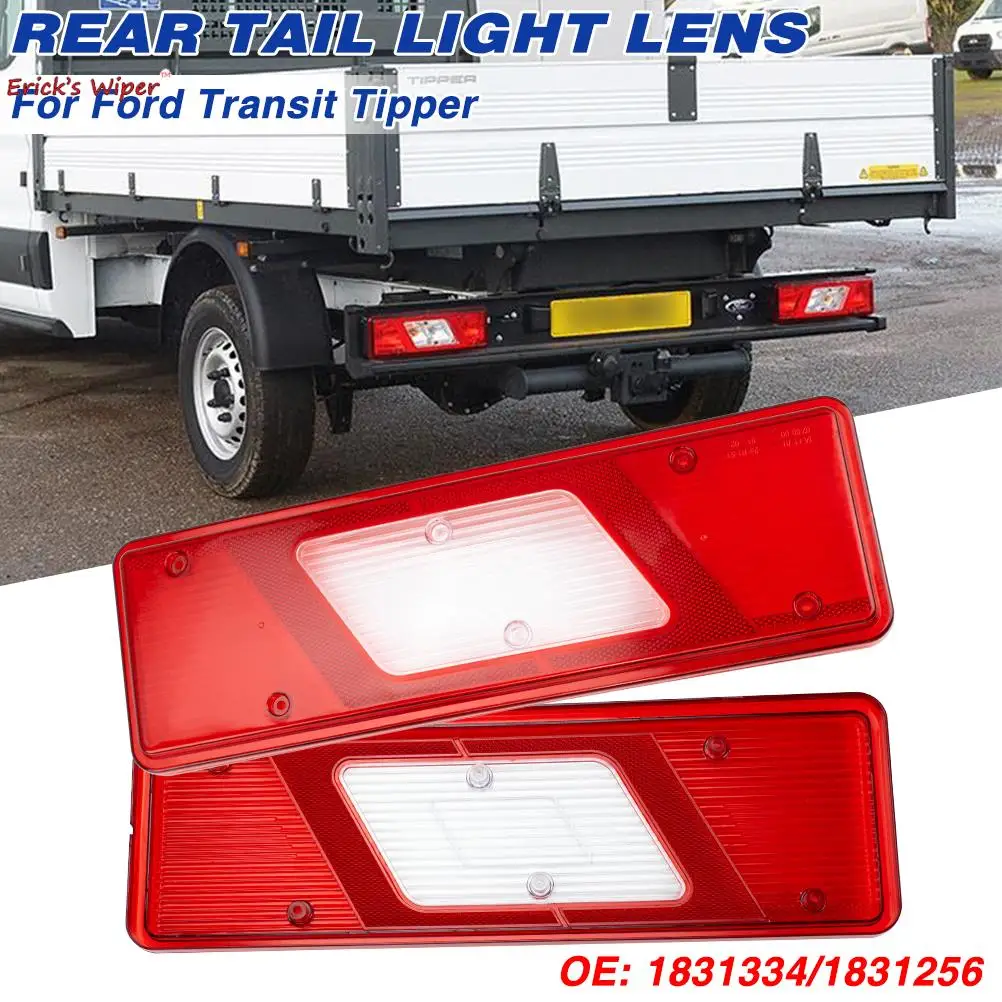 

For Ford Transit MK8 Custom 2014 Onwards Tipper Chassis Cab BK31-13292-AA BK31-13293-AA Rear Light Lamp Lens Right & Left