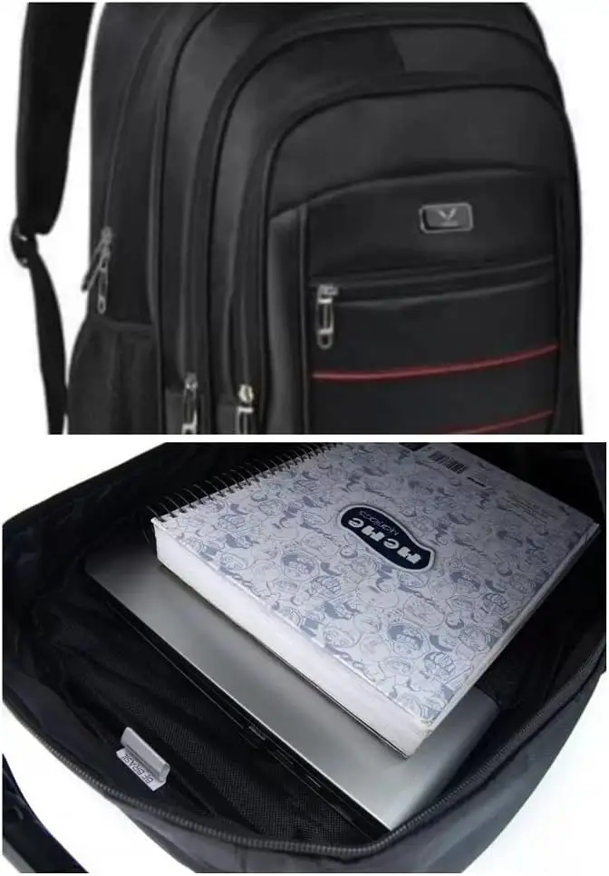 

2023 new Mochila Executiva Notebook Laptop Alça Reforçada Grande 18,5 Cor Preto
