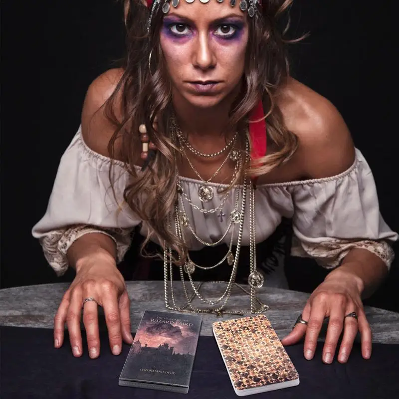Фото Настольная игра «Легенда о Волшебнике», Laird, Lenormand, карты-ораклы для раскрытия удачи, колода Таро для семейвечерние, для отдыха, настольная иг... №5