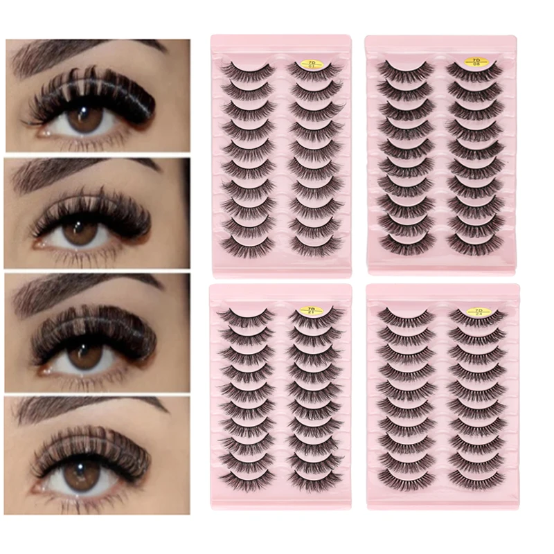 3/5/8/10 пар искусственные норковые ресницы |