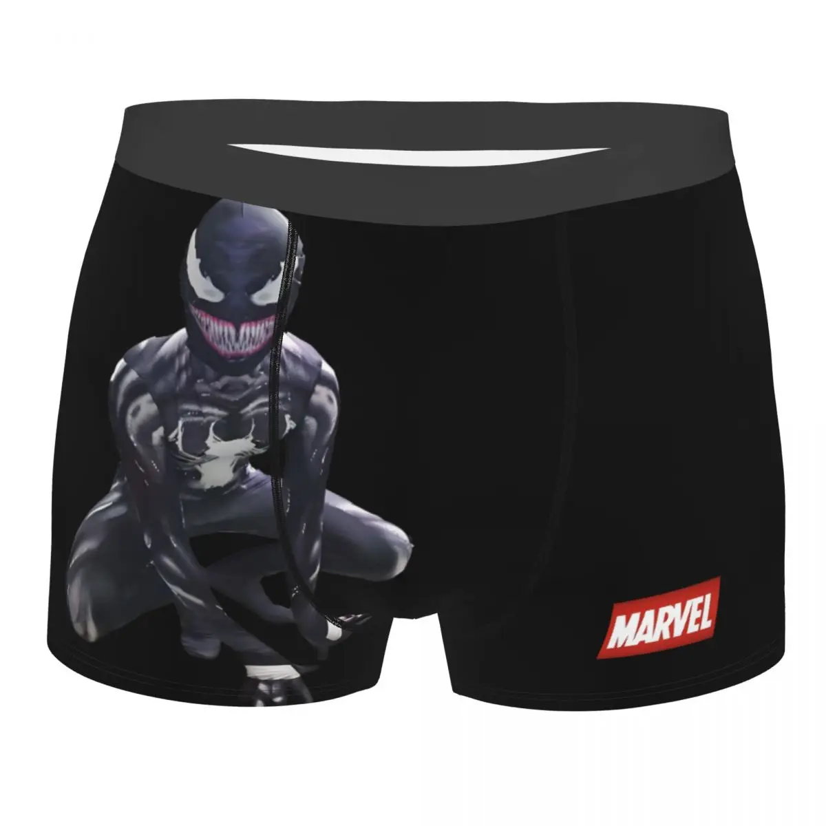 Трусы Venom Marvel Spider Man Homme мужское нижнее белье сексуальные шорты трусы-боксеры
