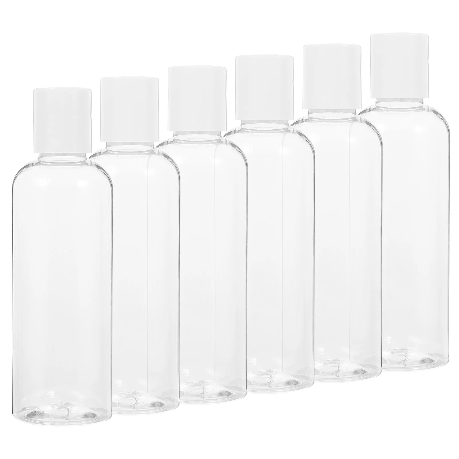 

6pcs Travel Bottles Toiletries Storage Containers Plastic Bottles for Shampoo Lotion(100ml)