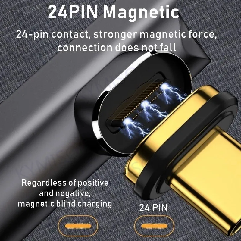 Адаптер USB Type C на HDMI-совместимый/DP/Mini DP/VGA/RJ45 магнитный конвертер данных 8K/4K 10