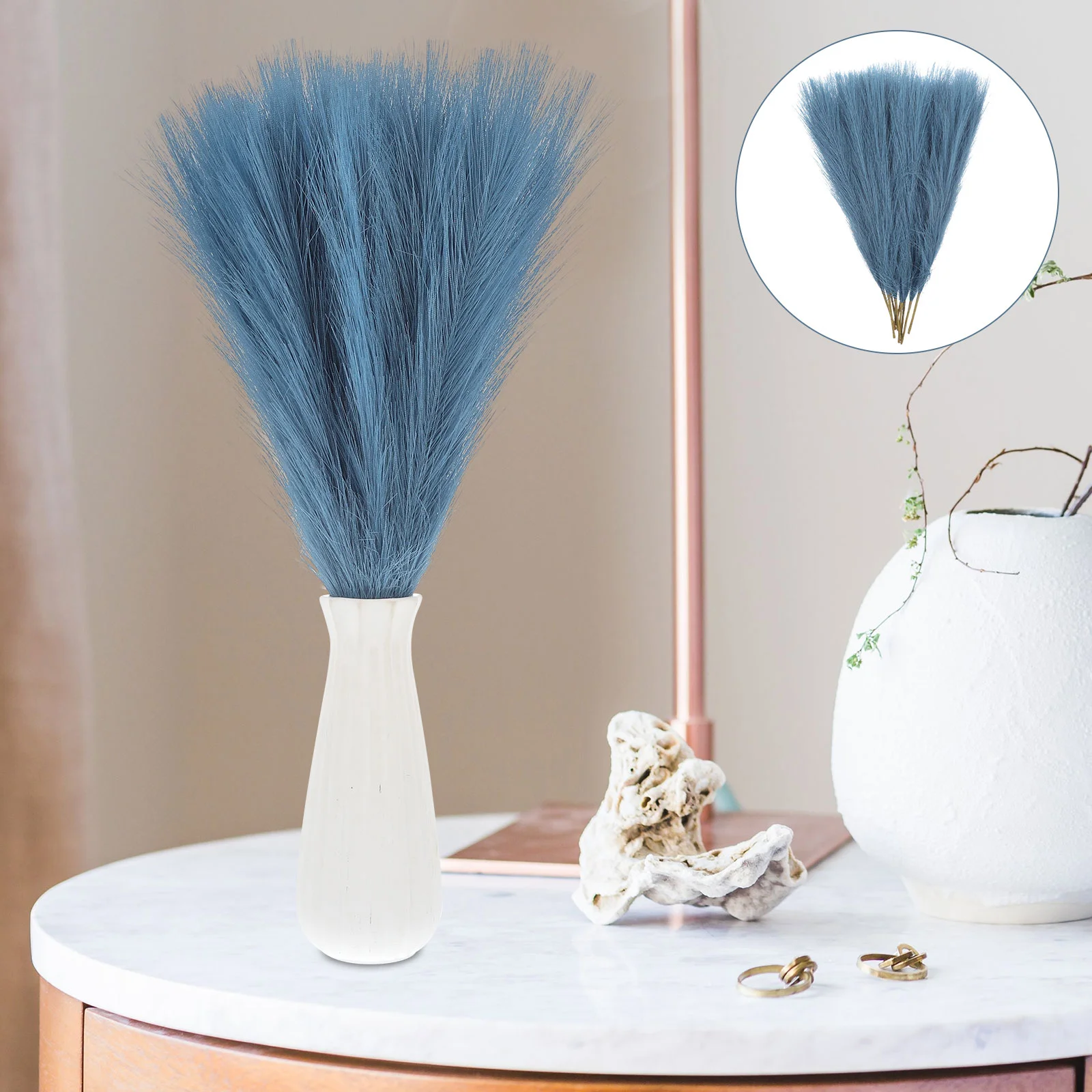 

Pampas Flowers Artificial Branches Flower Reed Fake Fluffy Faux Bouquet Pompas Wedding Decor Pompous Pompass Decoration Dried