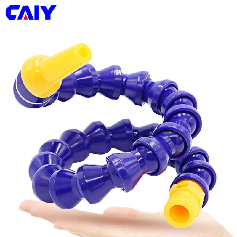 

1/2 3/8 1/4 "external thread 300-600mm nozzle plastic flexible water oil cooling pipe for CNC machine tool lathe cooling pipe